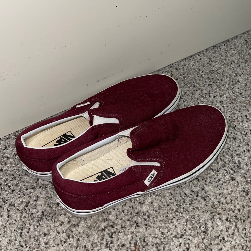 Maroon Vans
